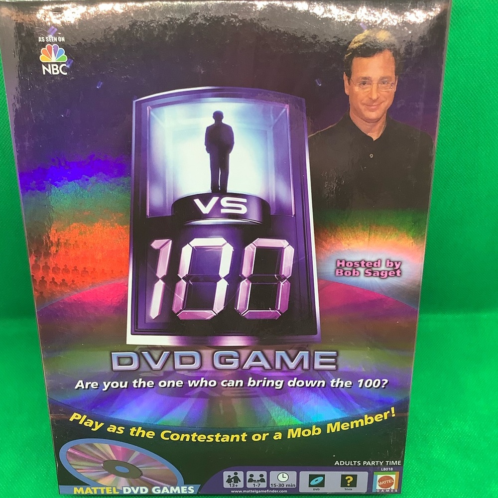 Mattel 1 vs 100 DVD Game Great For Family Game Night